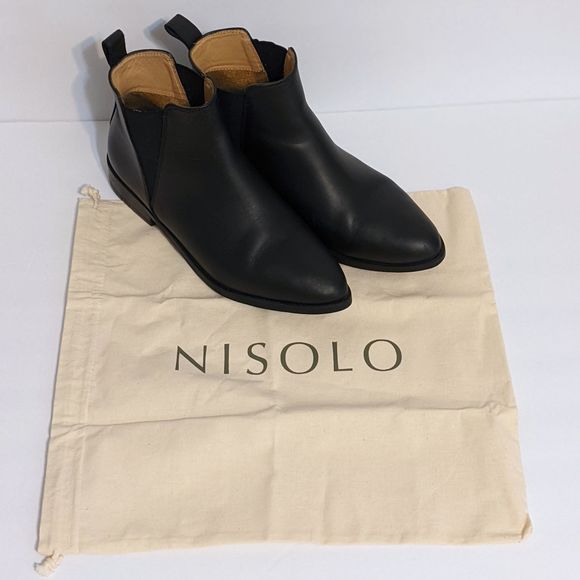 Nisolo Black Classic Chelsea Commuter Boot, Size 8, EUC - Picture 12 of 16